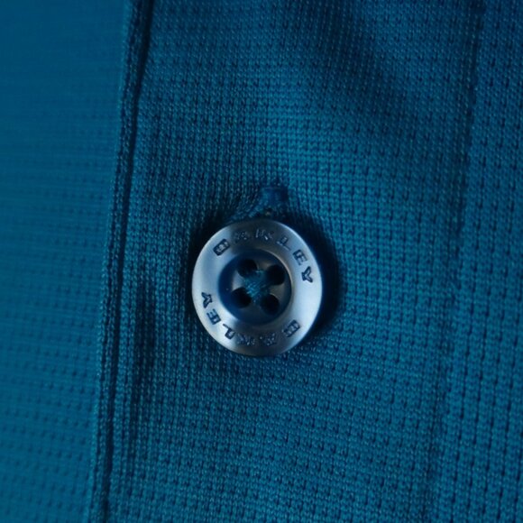 Oakley HydroLix Blue Performance Polo (M) OMG!! ⛳️ ⛳️ - Picture 7 of 8